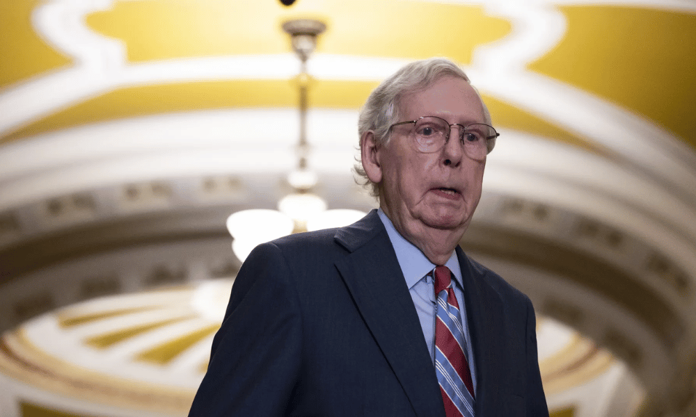 Mitch McConnell Suddenly Freezes Again While Talking to Reporters - Economytody